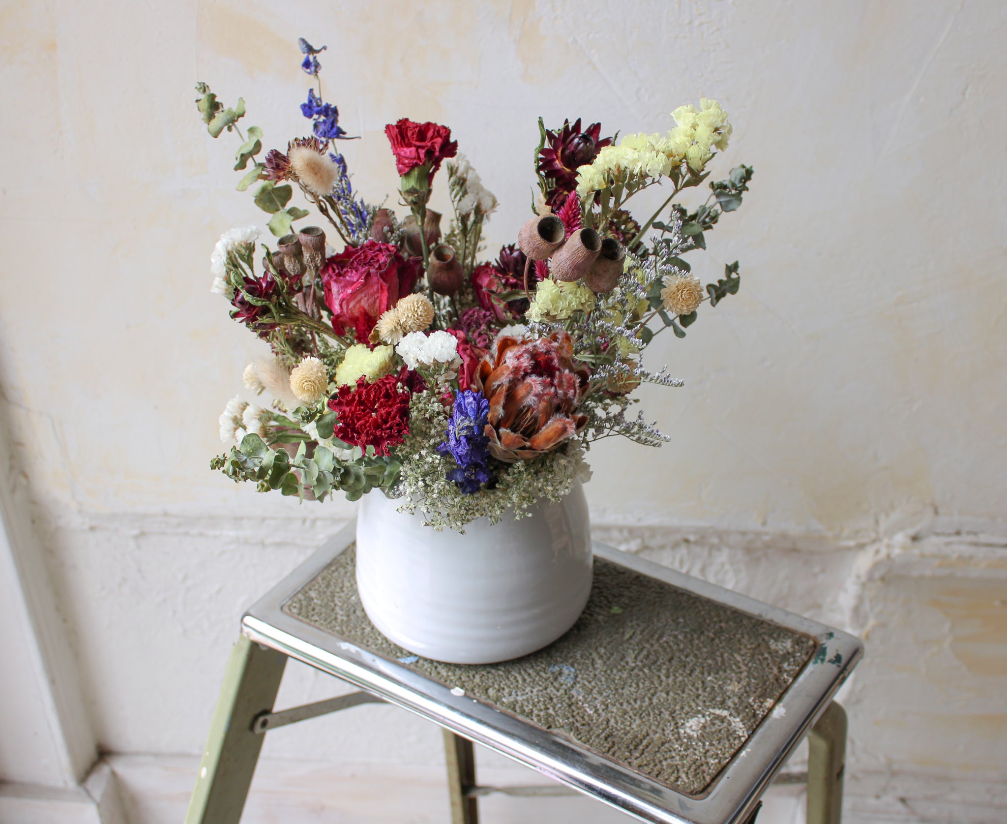 dry flower arrangements for tables