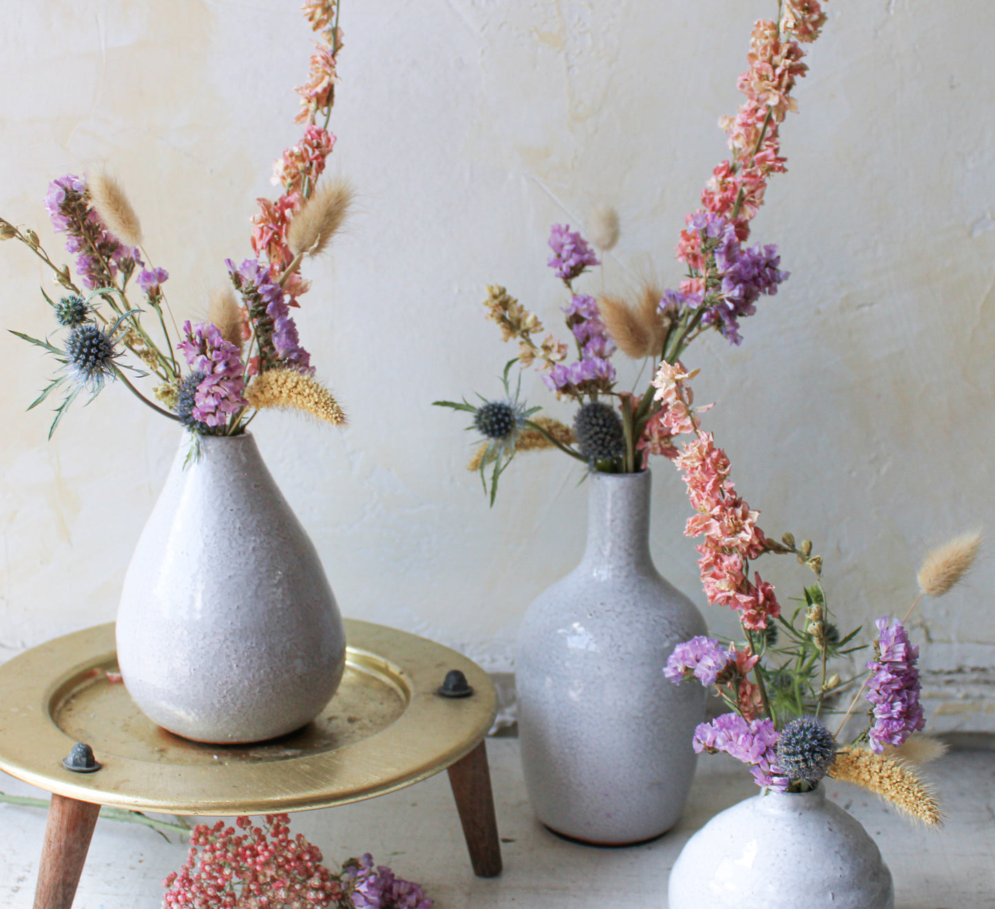 Dried Flower Bud Vases