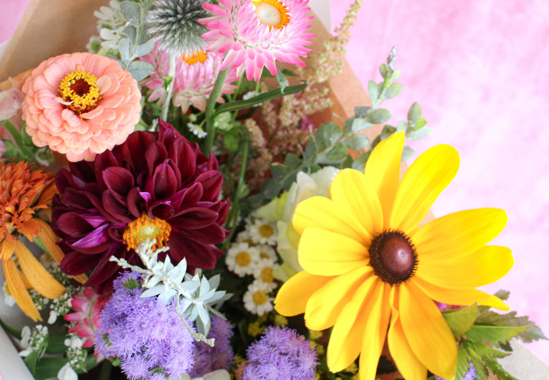 Nine Mixed Bouquets