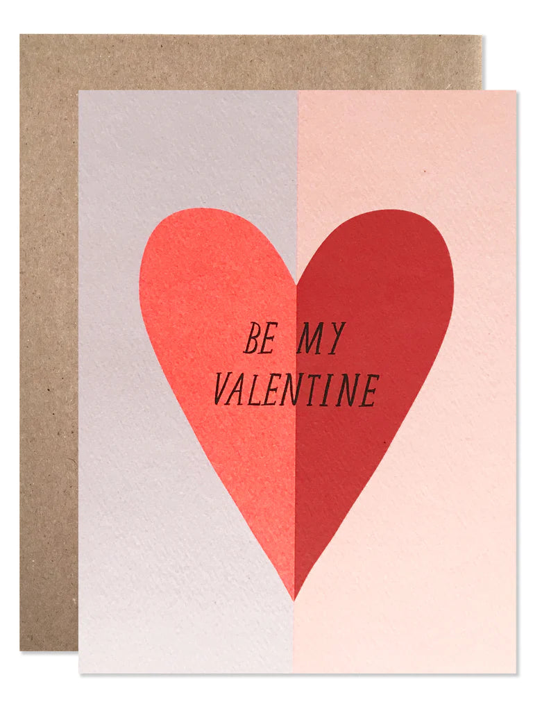 Two-Toned Heart Card